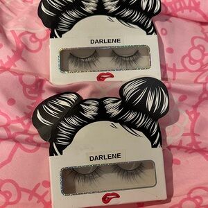 Darlene False Eyelashes - Wispy Black Lashes (2 Pack)